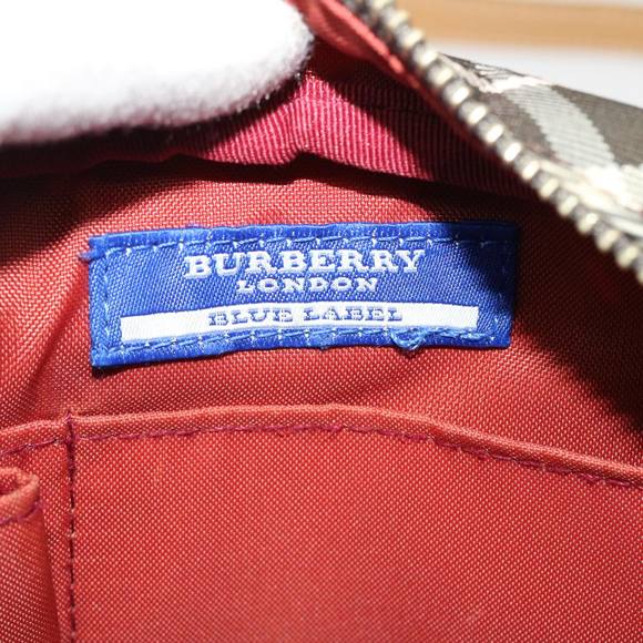 BURBERRY Nova Check Shoulder Bag Nylon Black Auth 39654 - Picture 10 of 16